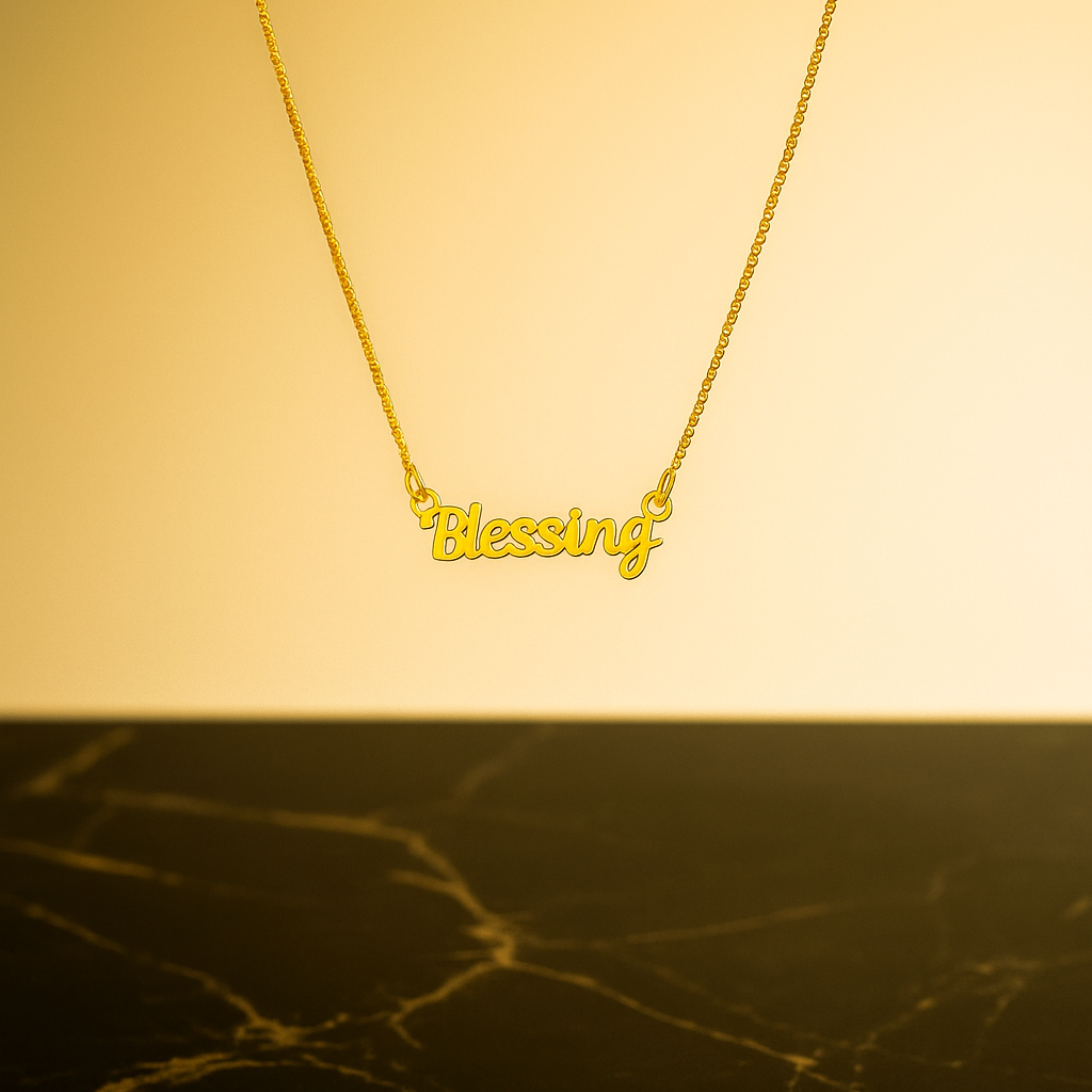 Block Identity Necklace