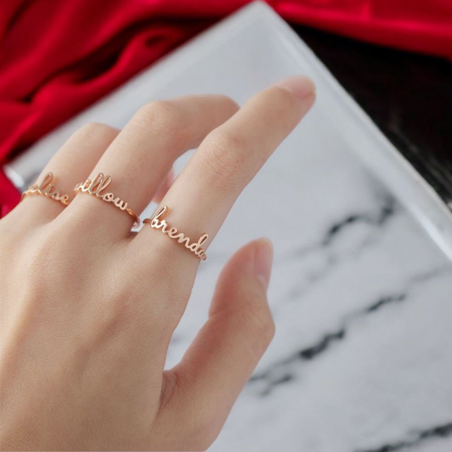 Custom Name Ring