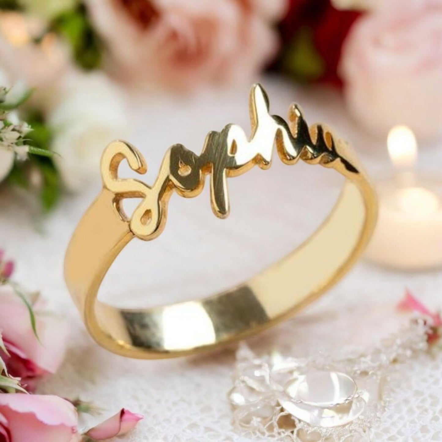 Custom Name Ring